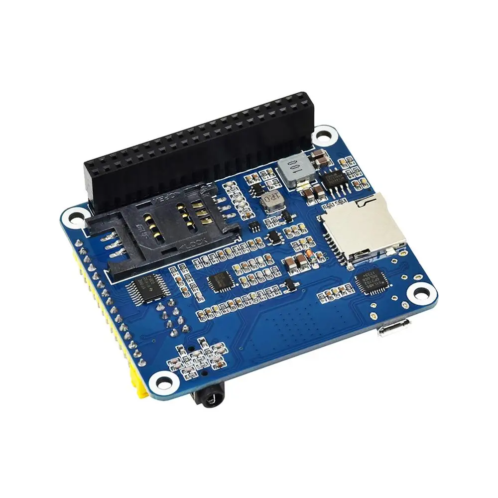 Шляпа Waveshare SIM7600E 4G/3G/2G/GSM/GPRS/GNSS для Raspberry Pi Zero/Zero W/Zero WH/2B/3B/3B на базе шапки SIM7600X 4G |
