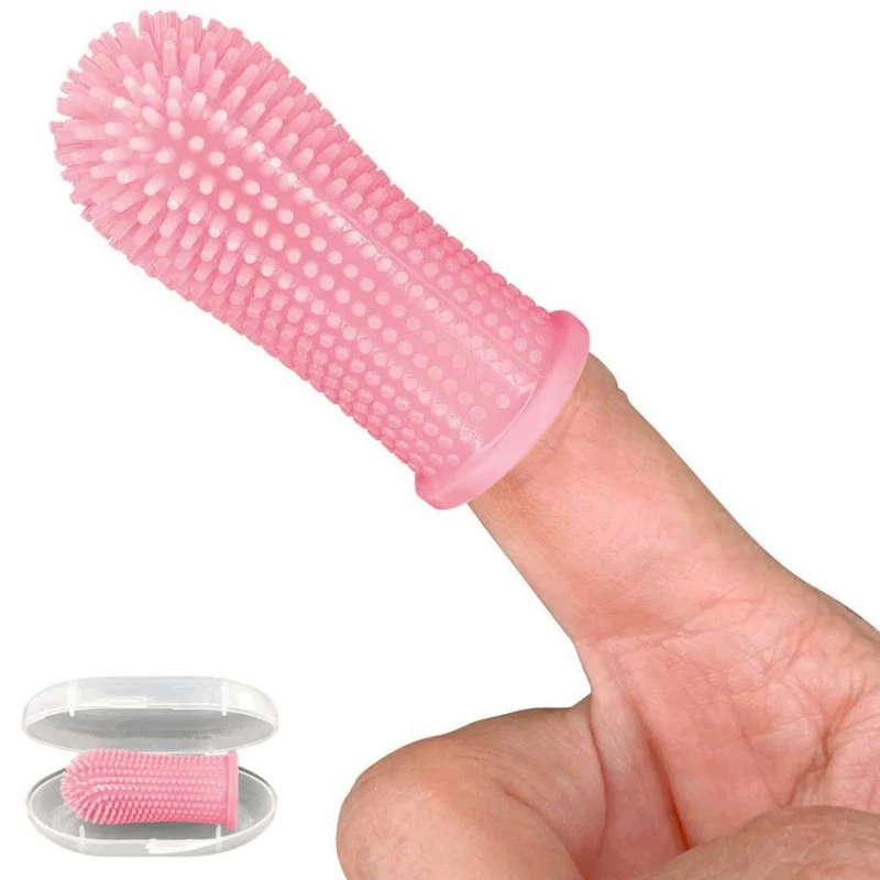

Silicone Pet Tooth Brush Finger Toothbrush Bad Breath Care Pet Dog Cat Cleaning Supplies Dog Accessories Cleaning Pet Products