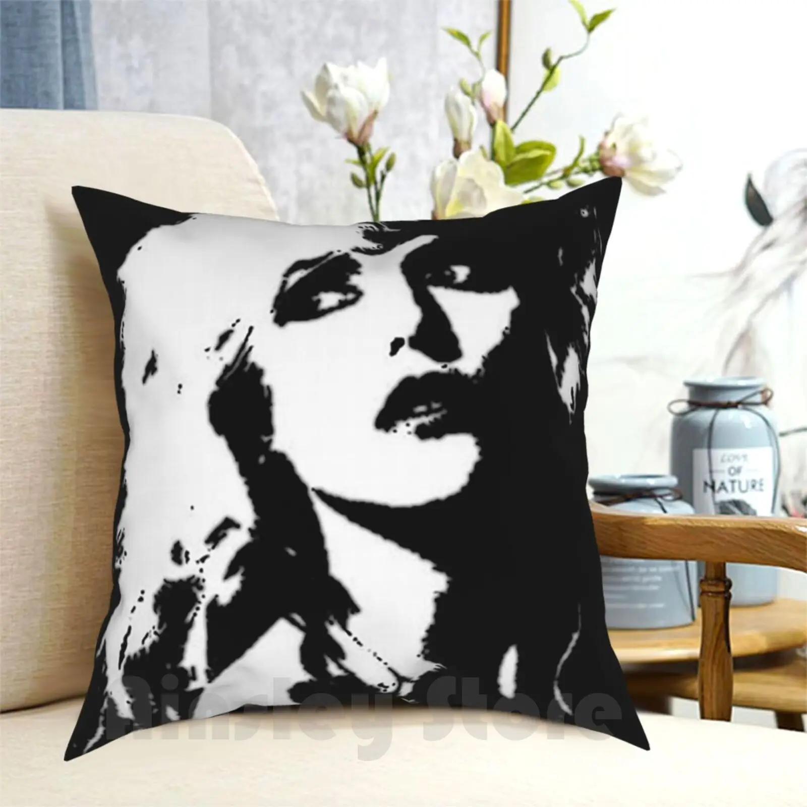 Blondie Pillow Case Printed Home Soft Throw Pillow Blondie Debbie Harry Post Punk Band 1970S Music New Wave Pop Music