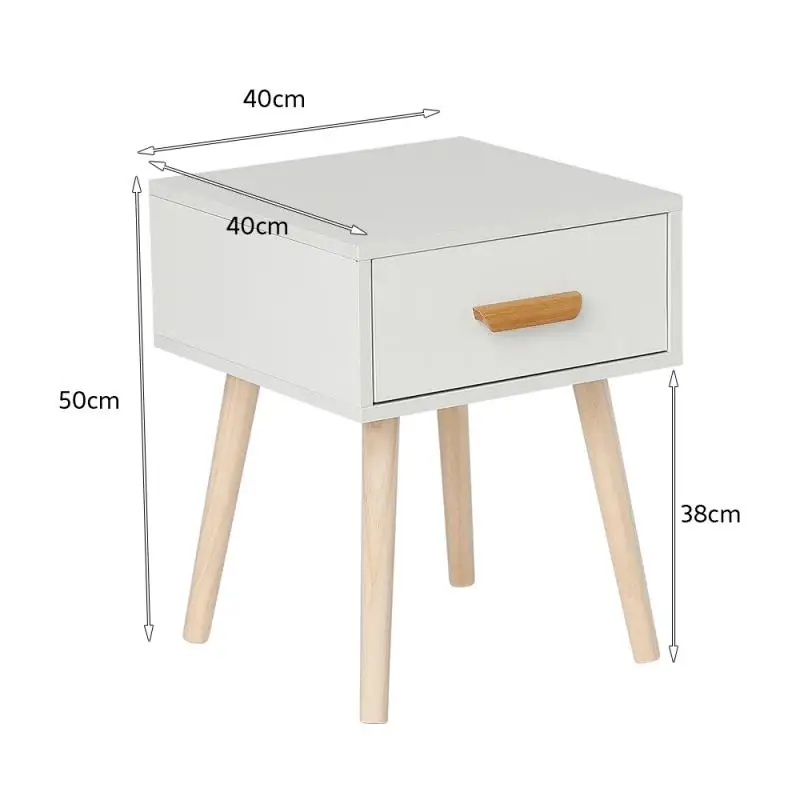 

Bedside Table Bedroom Furniture Nightstand 1 Drawer Bedside Table Bedroom Dressing Table Furniture Night Stand Fast Delivery HWC