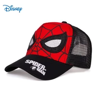 disney marvel hat baseball cap boys girlssuperhero spider letter embroidery adjustable quick drying breathable children hat
