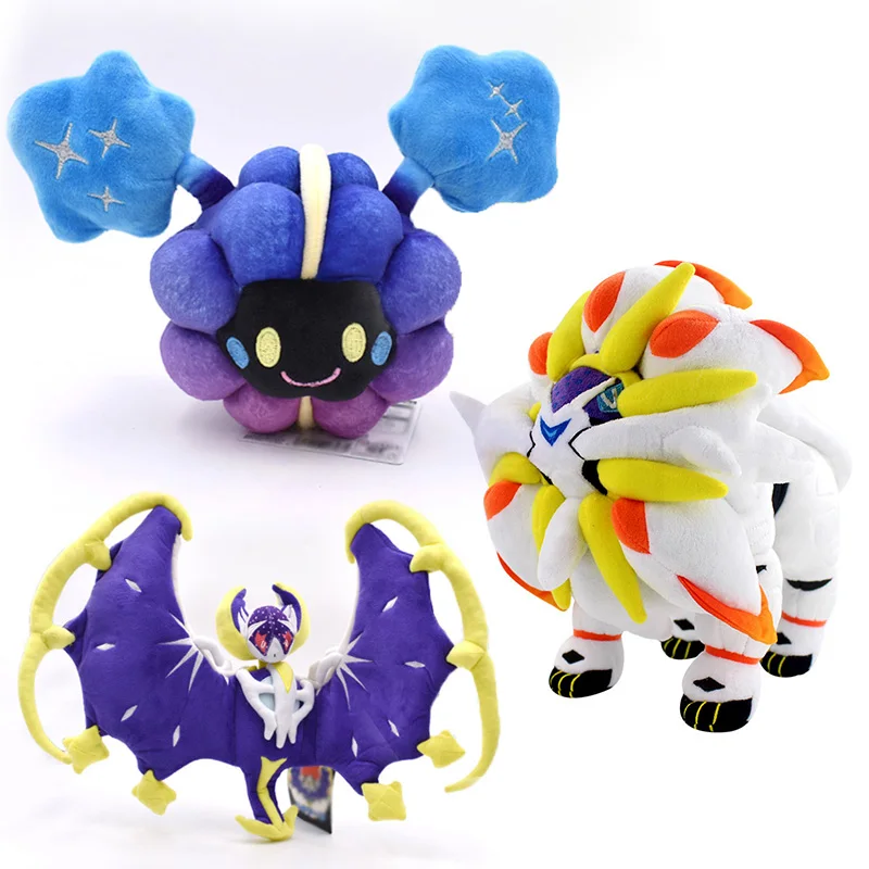 Кукла TAKARA TOMY деликатная Alola Solgaleo Lunala Cosmog SUN MOON Мягкие плюшевые игрушки покемон