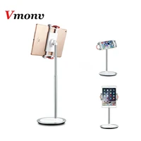 vmonv aluminum alloy free lifting 4 7 12 9 inch tablet phone pc desktop stand holder for ipad pro iphone surface book mount new
