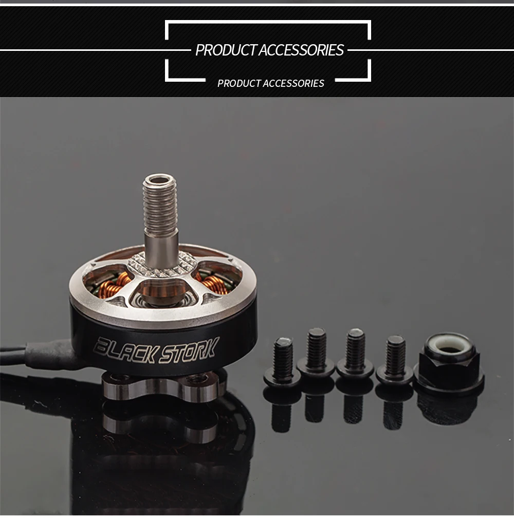 Новое поступление 4 шт./лот Aokfly черный аист 2206 2207 2450KV 2700KV 1700KV бесщеточный двигатель для FPV RC гоночный Дрон Квадрокоптер