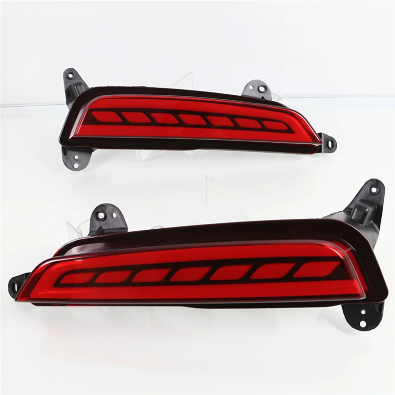 2 шт. Светодиодный отражатель вождения стоп сигналы задний бампер лампа