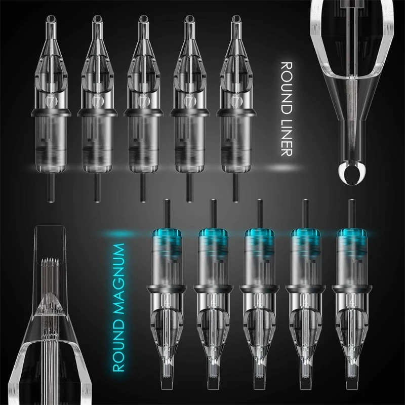 

Tattoo Pen Kit Professional Rotary Tattoo Machine Kit 50Pcs Cartridge Needles Q1QD