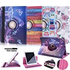 Вращающийся на 360 градусов чехол из искусственной кожи для планшета Apple IPad Air1Air2iPad 5iPad6iPad Pro 9,7, откидной Чехол, Магнитный чехол для планшета + ручка