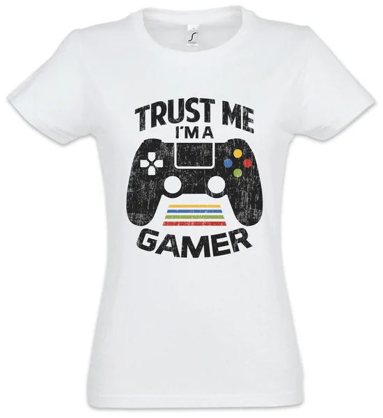 Женская игровая футболка Trust Me I'm A Gamer клавиатура для геймпада|Мужские футболки|