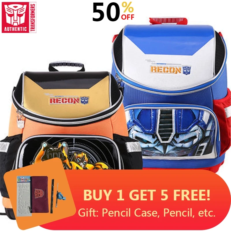 Трансформеры новинка 2019 3D рюкзак Детская сумка для мальчика мультяшный Большая