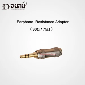 dunu original earphone impedance plug audio earphone jack earphone resistance adapter 3075 ohm free global shipping