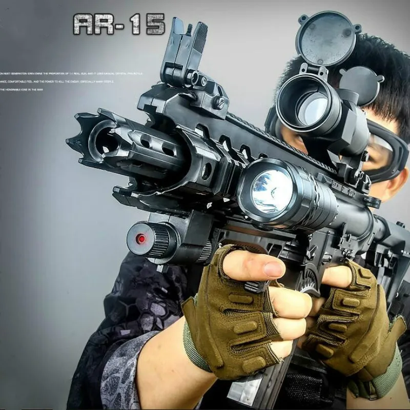 Электрические Версии хобби AR 15 водяной пистолет Спорт на открытом воздухе Live
