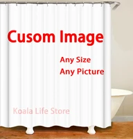 personality customized bathroom curtain 3d print family photo shower curtain send picture bathtub wall hanging curtains decor