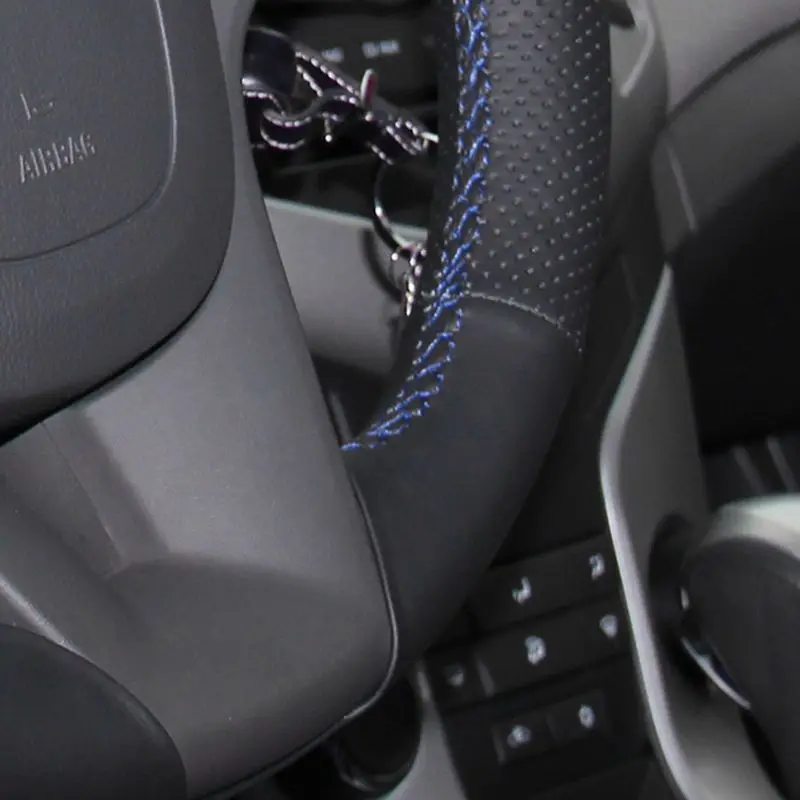 Чехлы рулевого колеса из мягкой искусственной кожи для Chevrolet Cruze 2009 2014 Aveo Orlando Holden