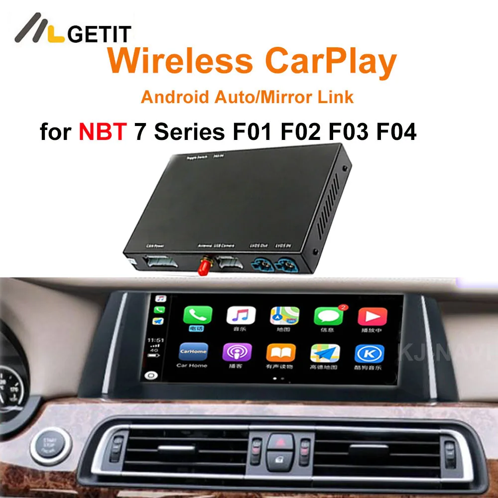 С Android Mirror Link AirPlay автомобильная Беспроводная функция CarPlay для BMW NBT 7 серии F01 F02 F03 F04