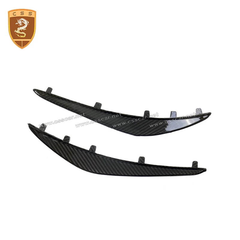 

For Audi R8 2008-2015 Front Bumper Side Canards Splitter Spoiler Carbon Fiber