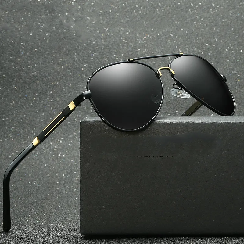 2019 поляризованные мужские классические солнцезащитные очки Брендовые