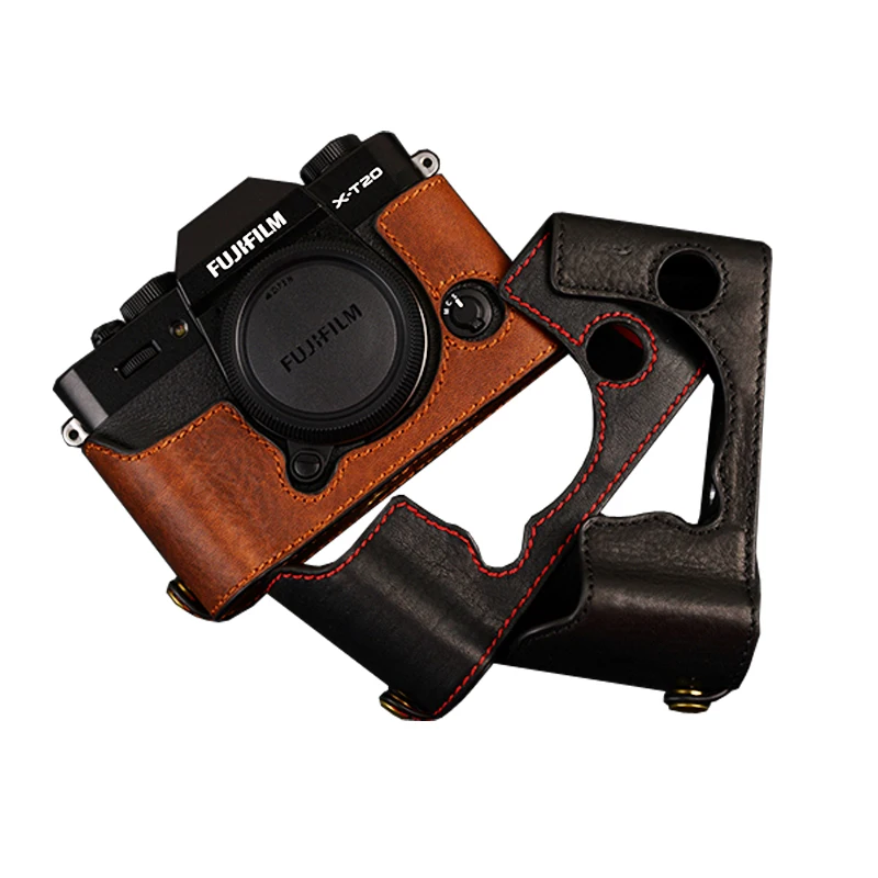 [VR] чехол ручной работы из натуральной кожи для камеры Fujifilm XT10 XT20 XT30 Винтажный |