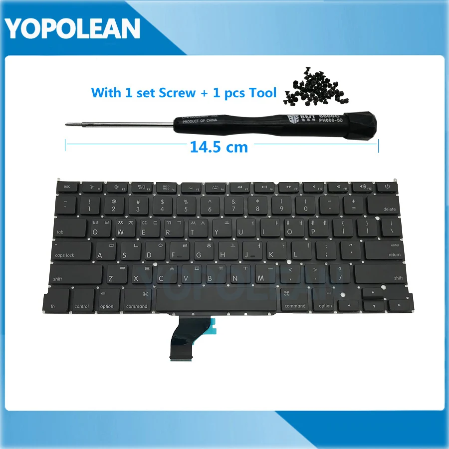 

New Korea Korean Keyboard For Macbook Pro Retina 13" A1502 2013 2014 2015