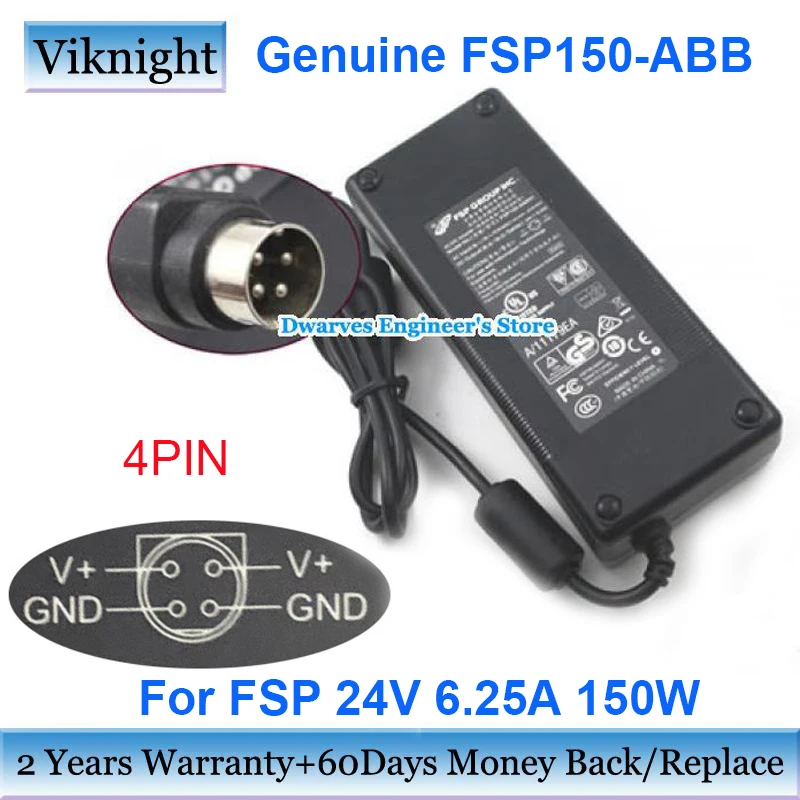 Оригинальный FSP150 AAAN1 24V 6.25A AC адаптер питания для FSP TARGA LT3010 ABB ABA PROTECH POS PS5001 STEALTH TOUCH