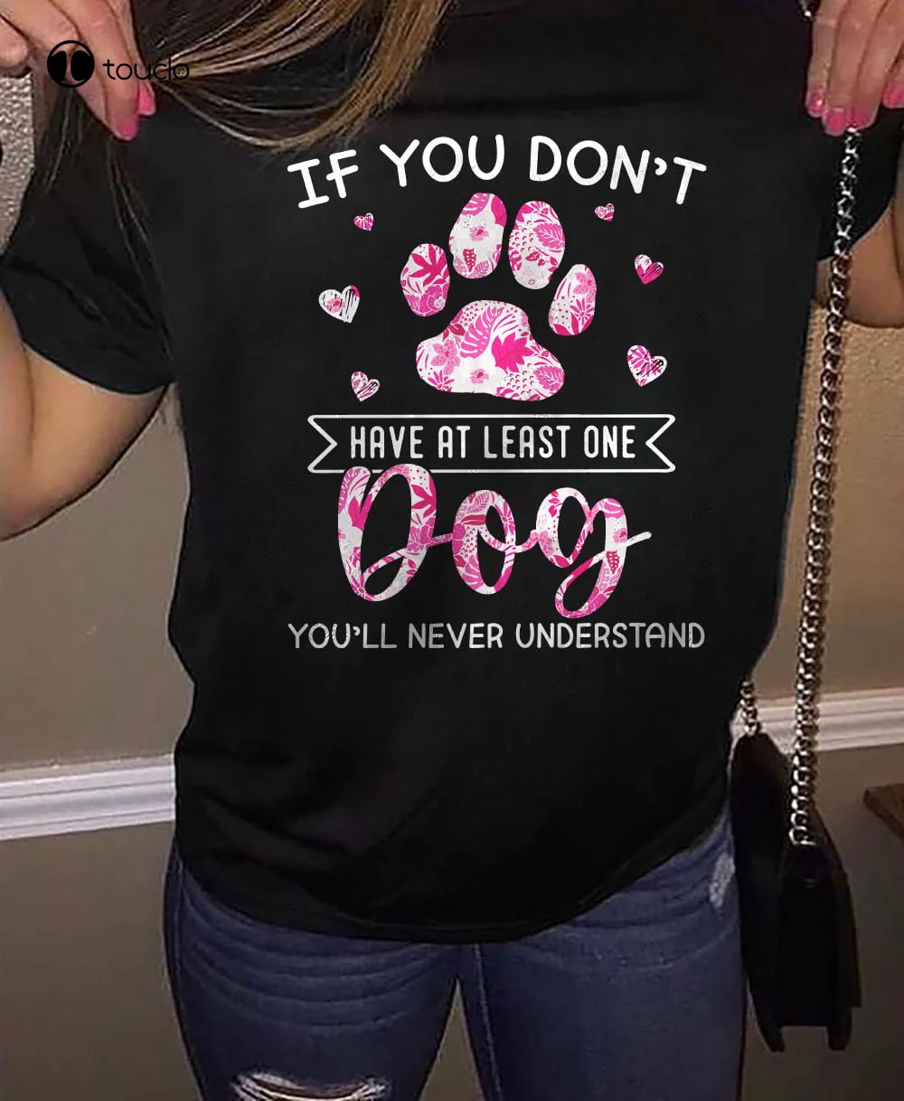 

New Dog Lover Gift T-Shirt Dog Feet Pet Lover Gift Tee Gift Men Women Tee Shirt Cotton T Shirt Unisex