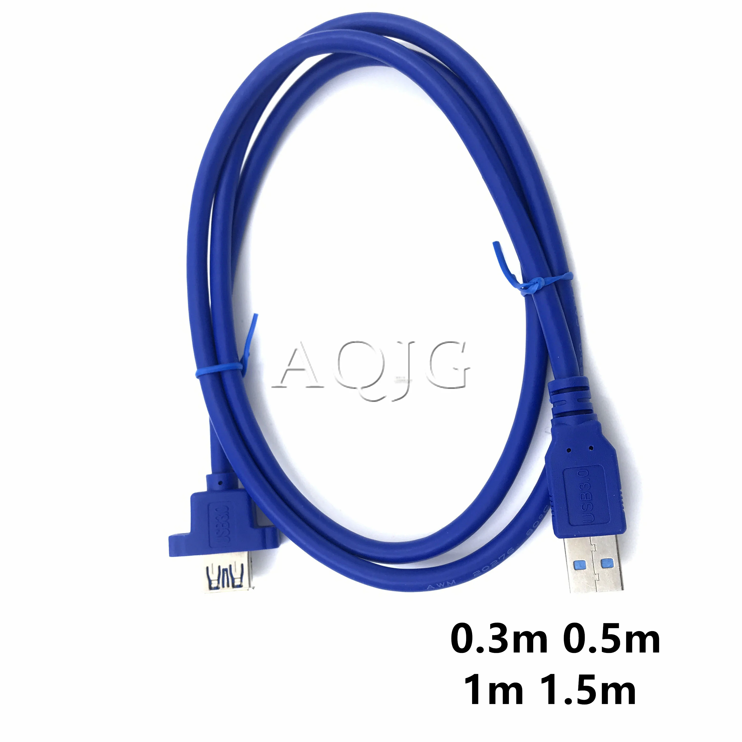 

USB3.0 Extension Cable USB 3.0 Cable Male to Female Extender Data Sync no Screw Panel Mount Connector for PC Printer Hard Disk