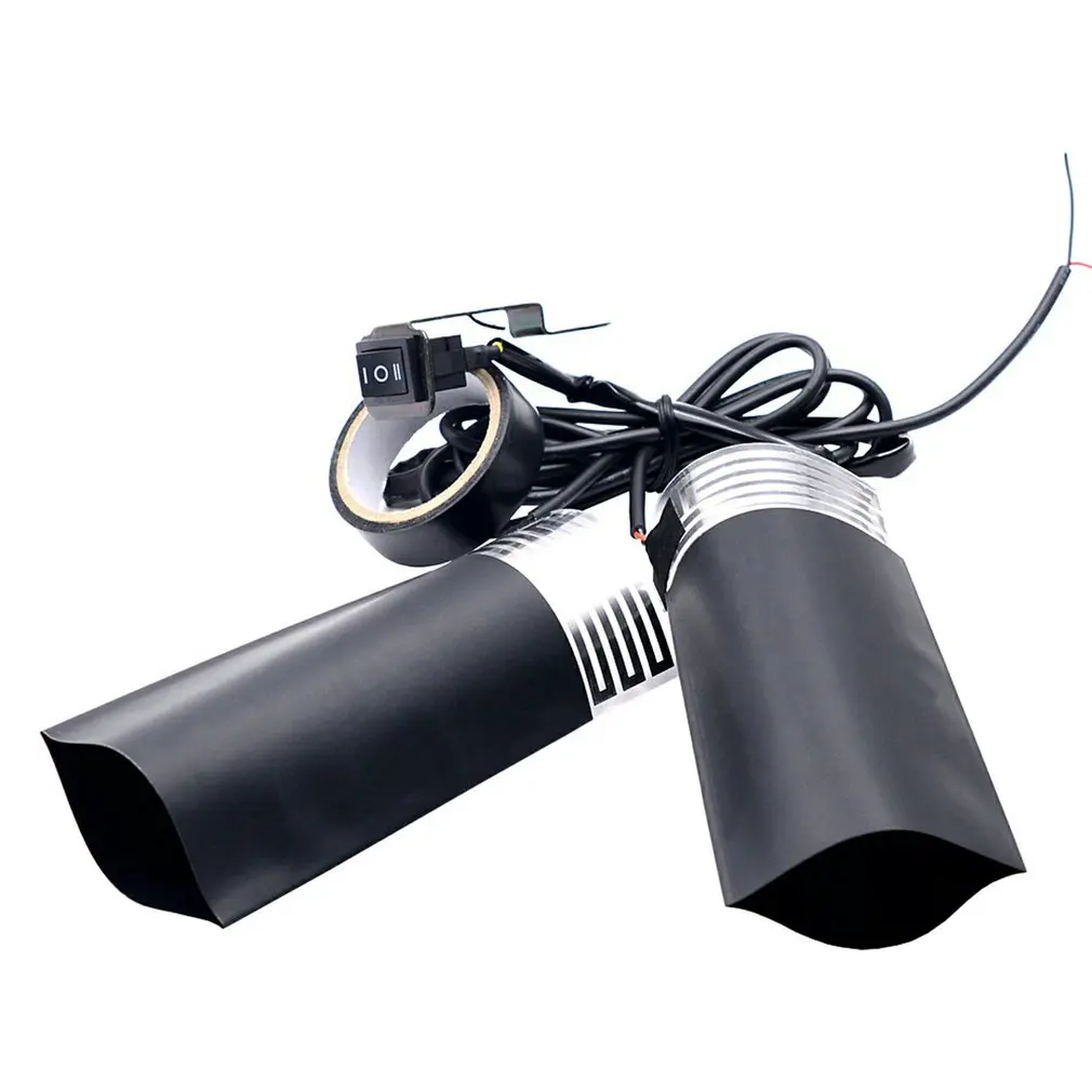 

Universal Heated Grips 12V Motorcycle Electric Heating Handle Kit Refit Hand Set Universal Electric Heating Insert Handlebar Pad