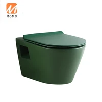matte green wall mounted toilet small household hanging toilet and color wall mounted toilet biological toilet closestool