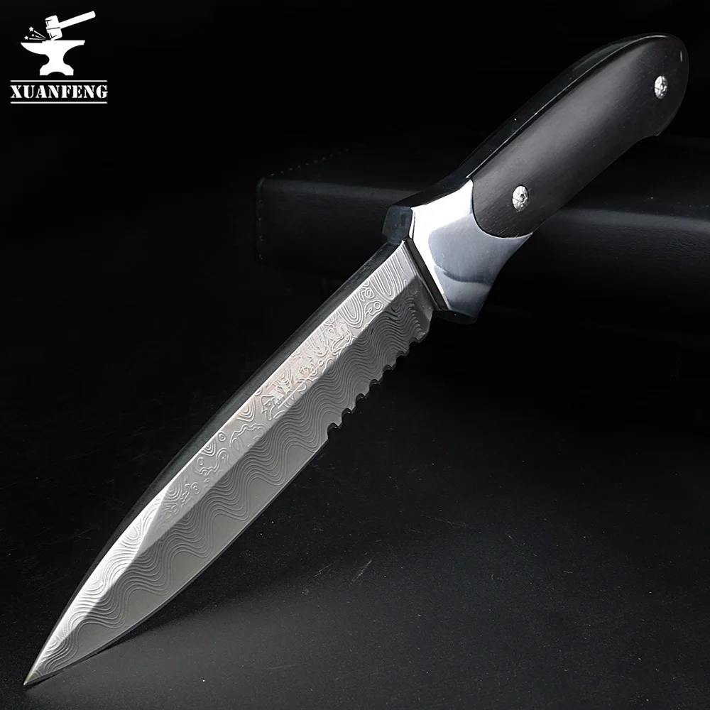 Нож для природы охоты искусственный нож выживания в дикой природе самообороны