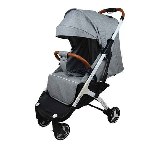 PLUS 3 GRAY Детская коляска yoya Plus, переносная прогулочная коляска для путешествий, детская коляска, прогулочная коляска, навес на молнии, 10 подарков, быстрая - Цвет: PLUS 3 GRAY