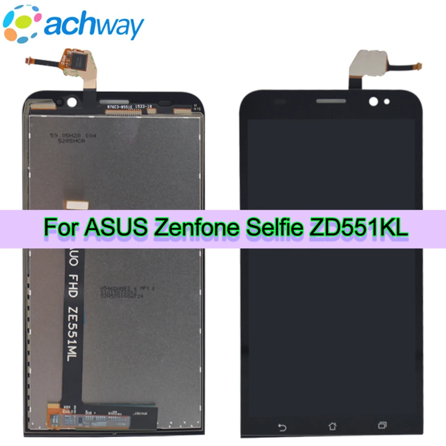 Оригинальный ЖК-дисплей для Asus Zenfone 2 ZE551ML Z00A сенсорный экран дигитайзер в сборе с