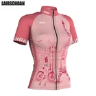 Женская велосипедная майка LairschDan 2021, платье для шоссейного велосипеда, розовая велосипедная одежда, летняя велосипедная рубашка для горного велосипеда, женская футболка