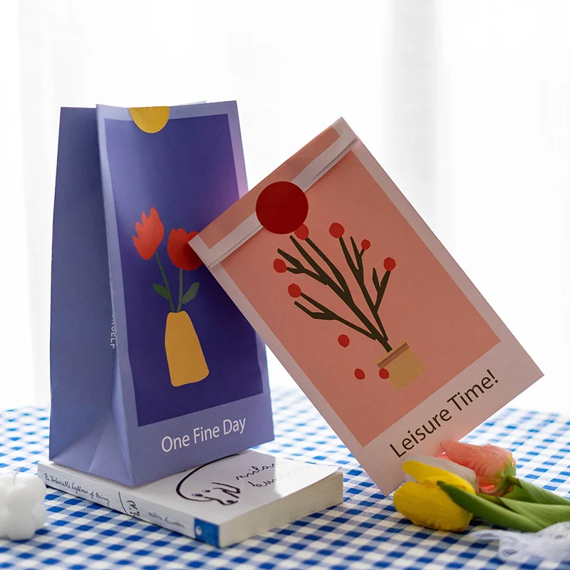 

6 упаковок для отправки наклеек, Новая креативная складная бумажная коробка, детский подарок на день рождения, бумажная упаковка для конфет,...