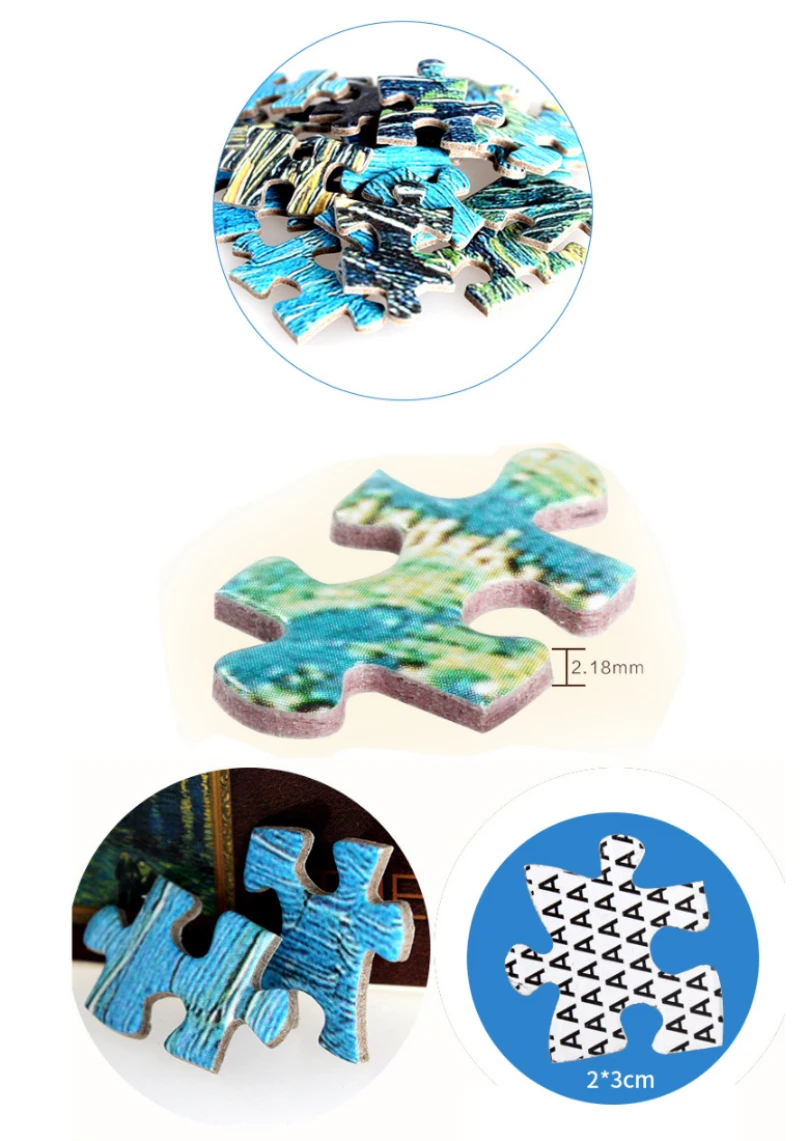 1000 шт. пейзаж мини Бумага головоломки украшения дома для взрослых и детей подарок