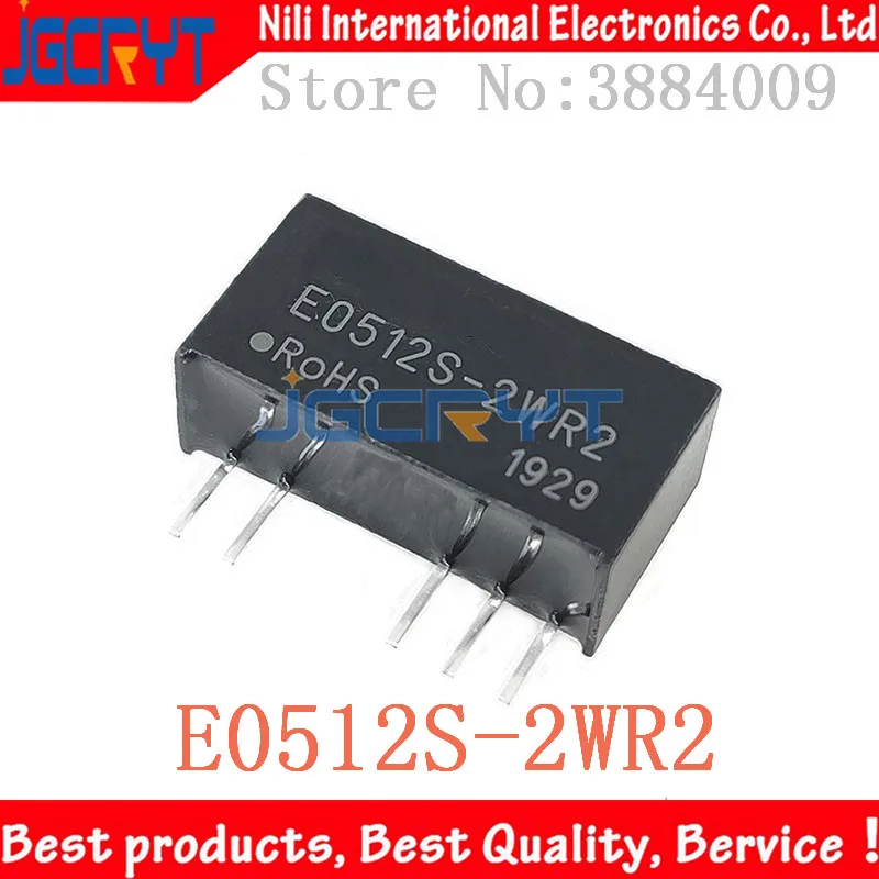 5 unids/lote E0512S 2WR2 2W Dc модуль источника питания постоянного тока 5v to plus/минус 12v 2w