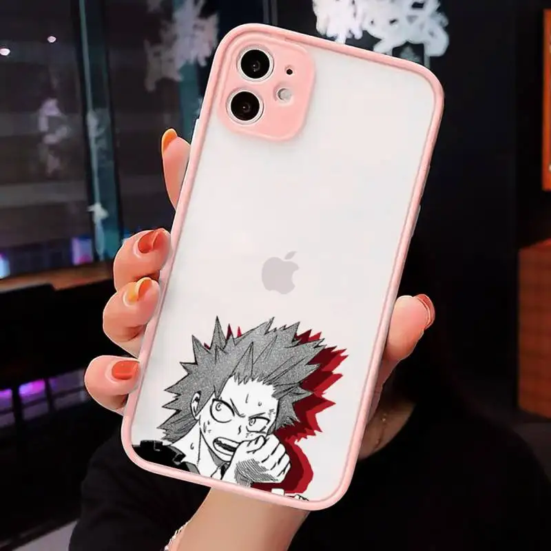 

My Hero Academia Japan anime Phone Cases matte transparent For iphone 7 8 11 12 plus mini x xs xr pro max cover