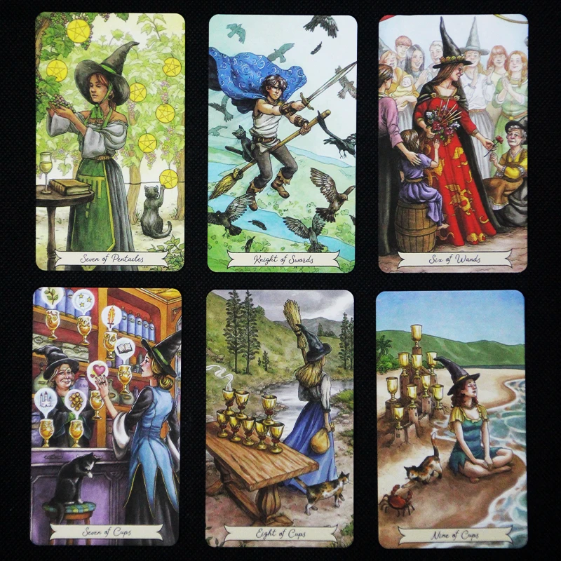 Новое поступление 2021 Интерактивная настольная карта ведьмы Таро колода гадания