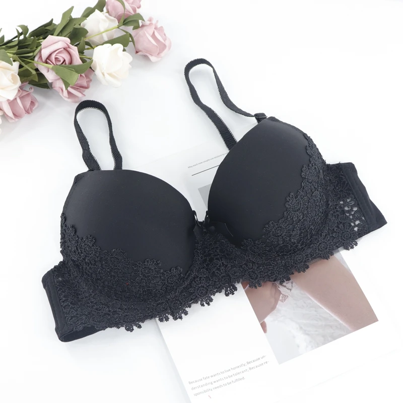 Beauwear размера плюс сексуальные женские бюстгальтеры с вышивкой пуш-ап нижнее белье дамское белье большой размер бюстгальтер Размер 38-44 B C чашка