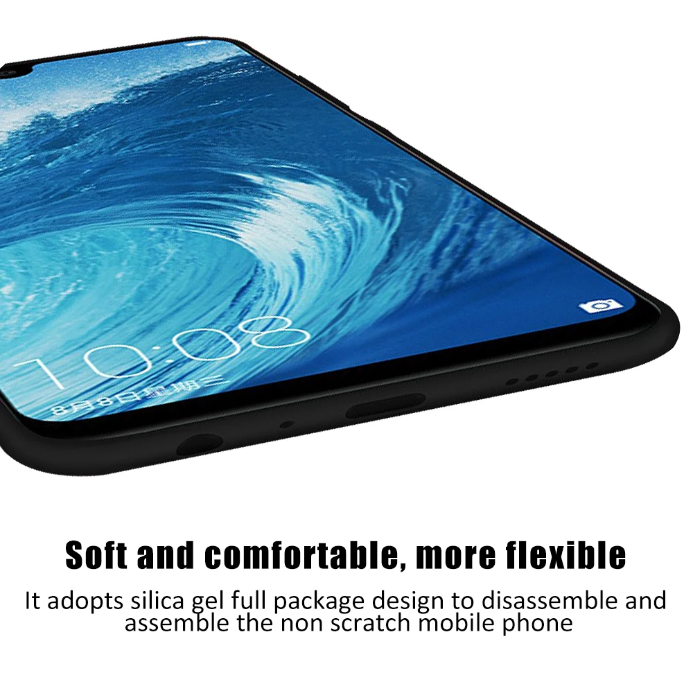 Черный матовый телефон случае для Xiaomi mi 9 8 6 SE Lite A1 A2 6X 5X x 3 2 S/Max Pocophone F1 Red Pro задняя