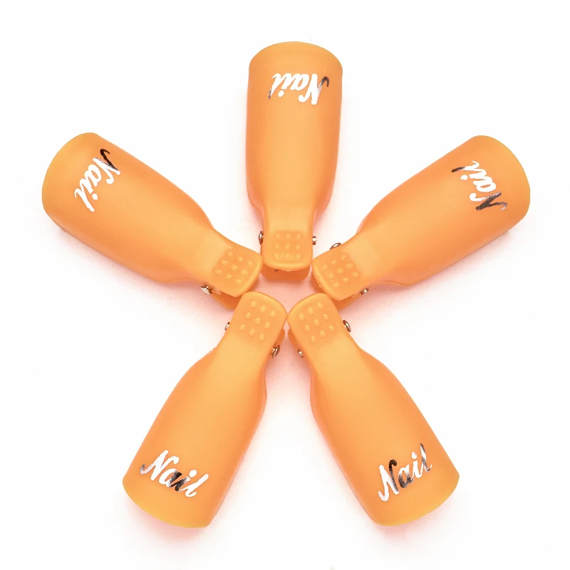 

5pcs/set Remover Gel Polish Degreaser Polish Remove Gel Nail Polish Clips Caps Nail Cleaner Gel Nail Remover Manicure Tools