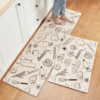 new kitchen mat cartoon pattern living room hallway doormat bath mat non slip waterproof oil proof door mats carpet kitchen mat