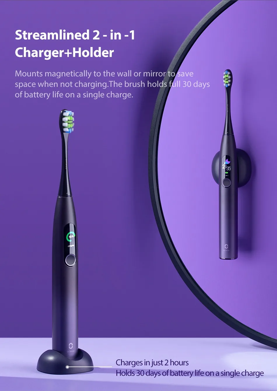 Oclean X Pro Elite Sonic Electric Toothbrush Smart Quiet Mark Fast Charge Upgrade XPro | Бытовая техника