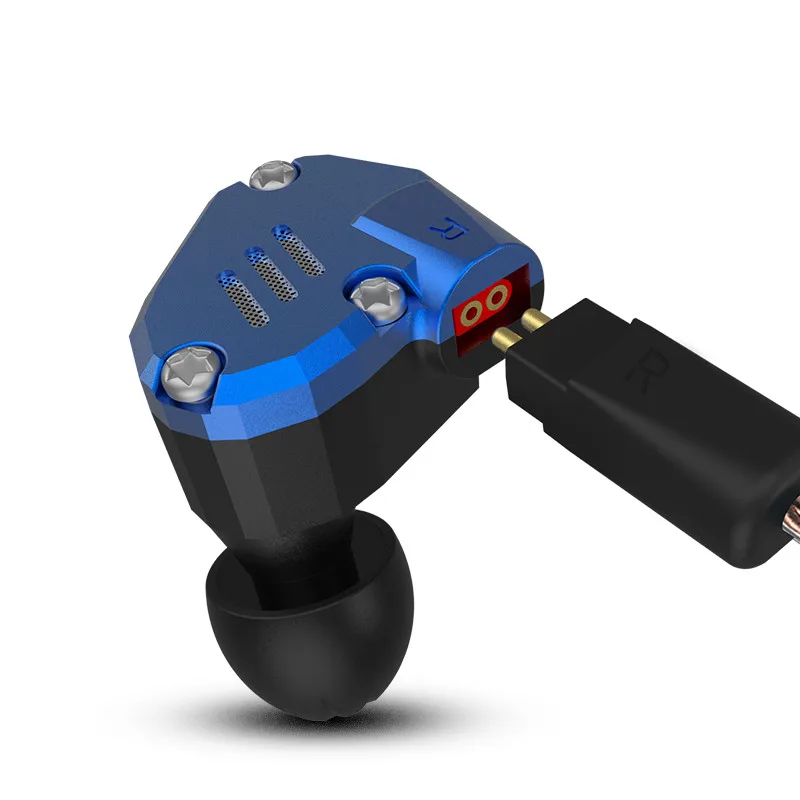 KZ ZS7 наушники 4BA + 1DD гибридные в ухо HIFI бас гарнитура DJ монитор ZS6 AS10 ZST ED16 для