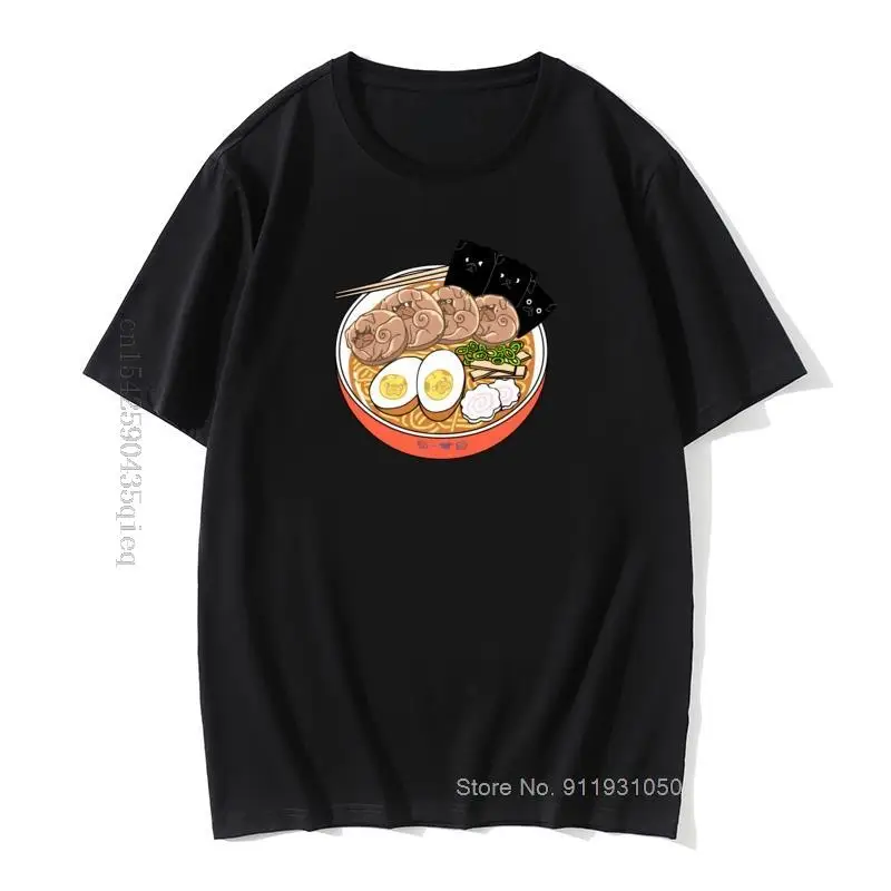 

2021 Discount Men Tees Japanese Ramen Pugs Image Morden Cartoon T Shirts Vintage Vintage Leisure Tops Tees On Sale