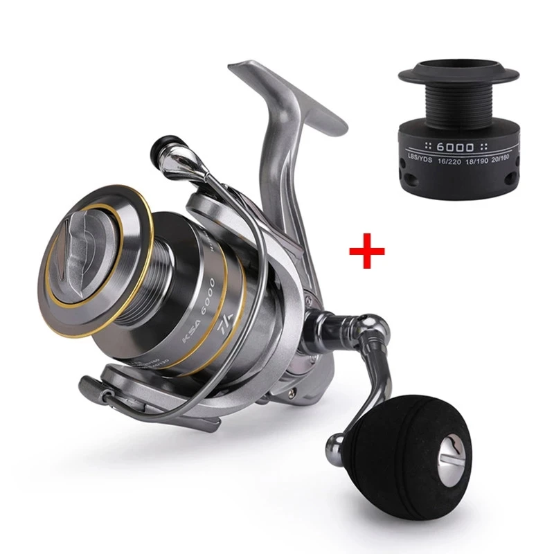 

High Quality 14+1 BB Double Spool Fishing Reel 5.5:1 Gear Ratio High Speed Spinning Reel Carp Fishing Reels For Saltwater