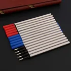 Сменные стержни для гелевой ручки 112 мм, 10 шт., сменные чернила для металлическая шариковая ручка, для школы и офиса