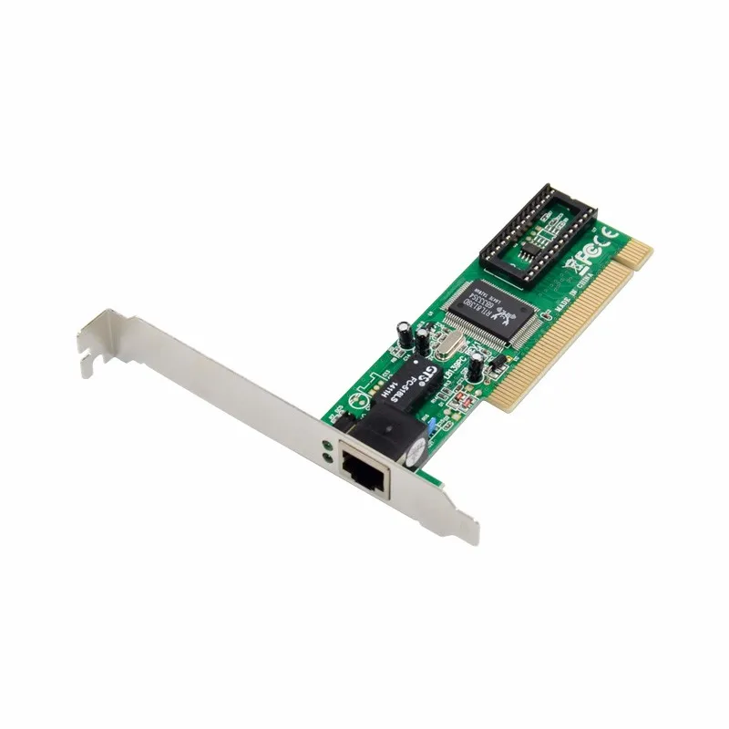 

PCI Single RJ45 10/100M Fast Ethernet Network card RTL8139D Automatic crossover