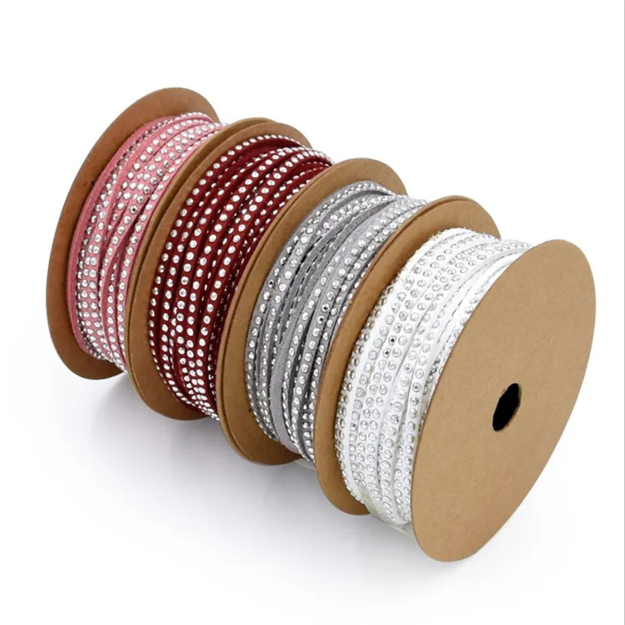 2 мм х 5 метров горячее сверление алмаз плоская кожа кружево Бисероплетение нить