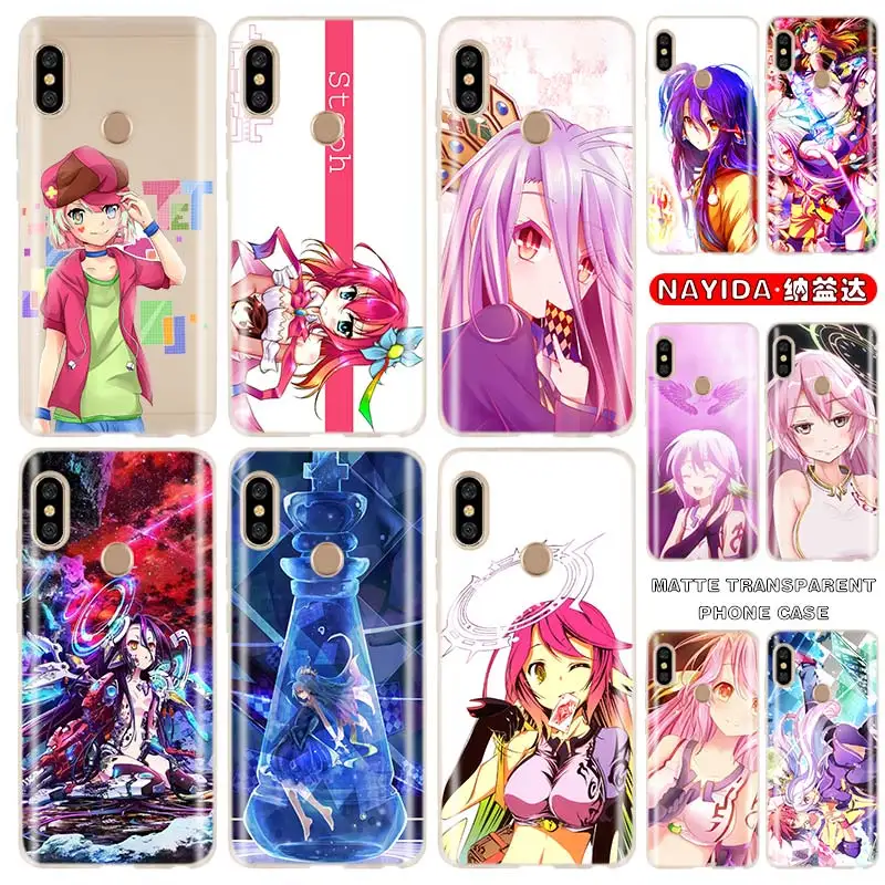 

Silicone Case For Xiaomi Redmi 10 9a 7a 8a Note 10 9 8 7 Pro Max 10s 9s 8T Prime 9at Cover Anime No Game No Life Fundas