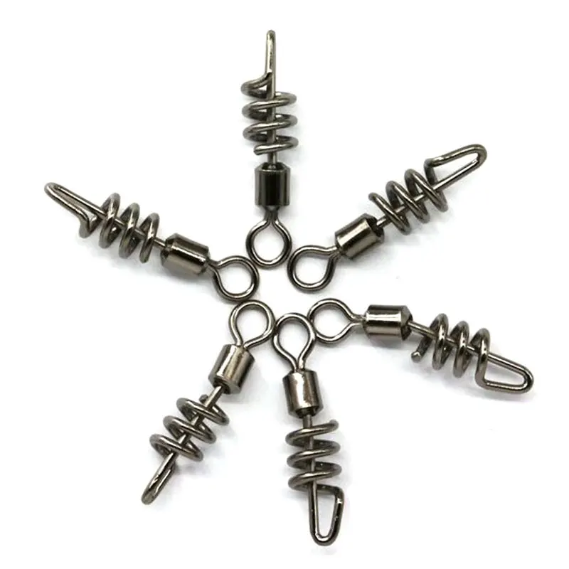 100 _ рыбалка быстрый вращающийся разъем 8 форм удобное поворотное устройство с