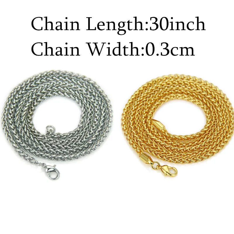 Мужская цепочка ожерелье цепи Чокеры длинное s винтажная коробка лисий хвост